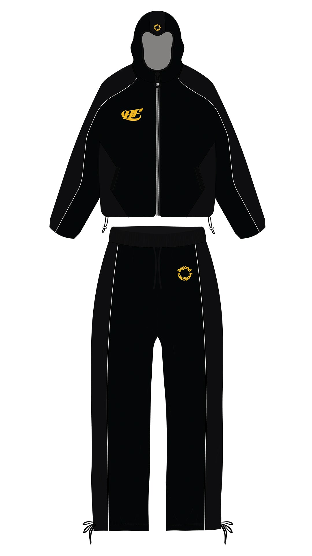 Black 'Athlete' Tracksuit