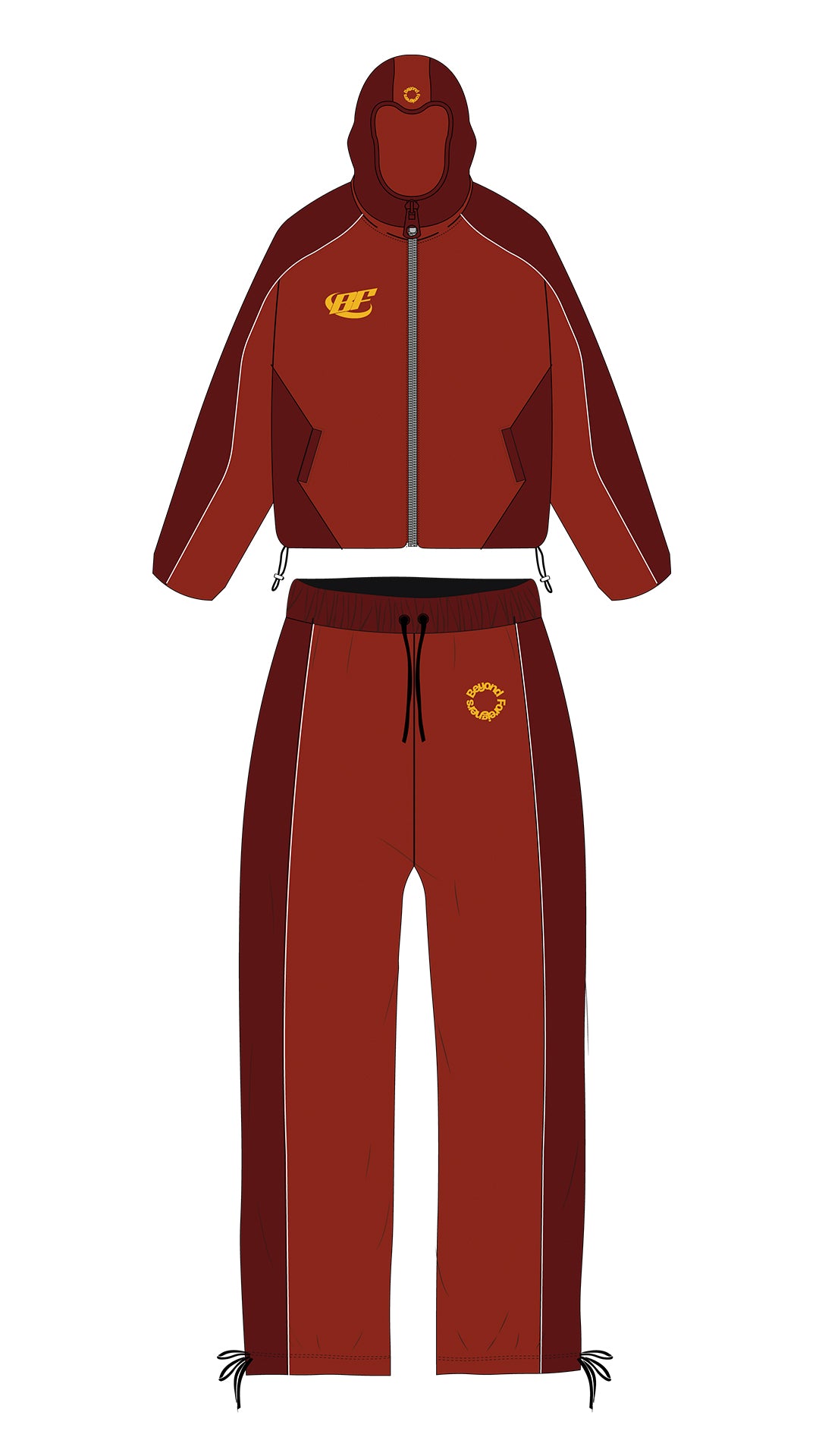 Red 'Athlete' Tracksuit