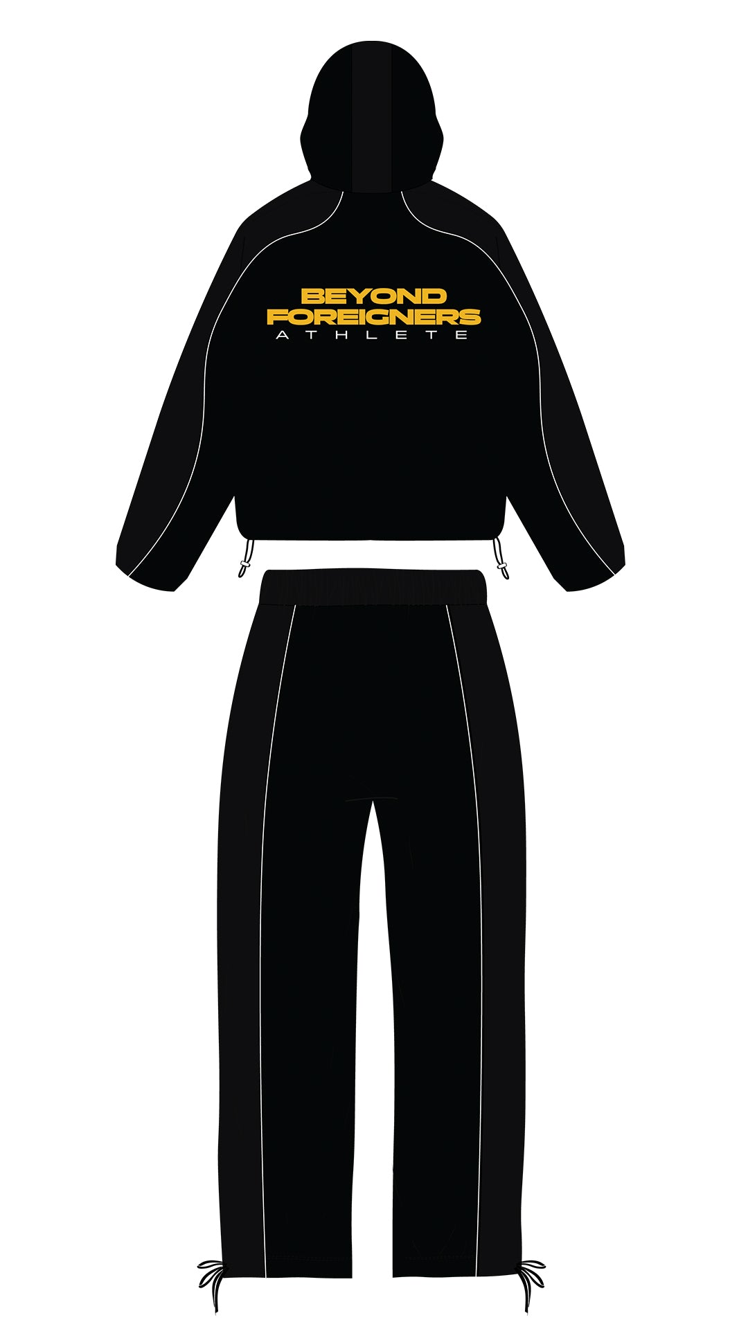 Black 'Athlete' Tracksuit