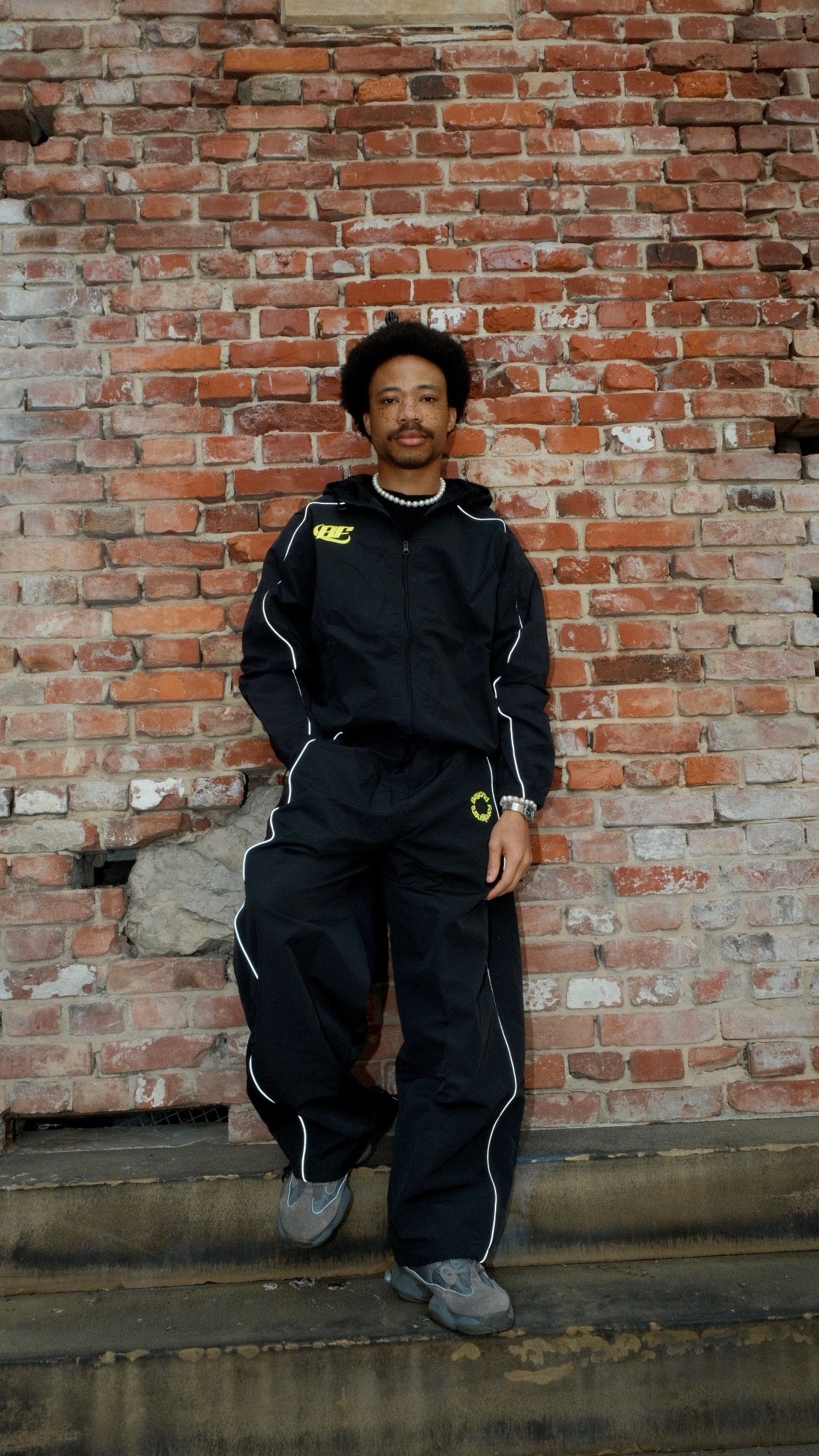 Black 'Athlete' Tracksuit