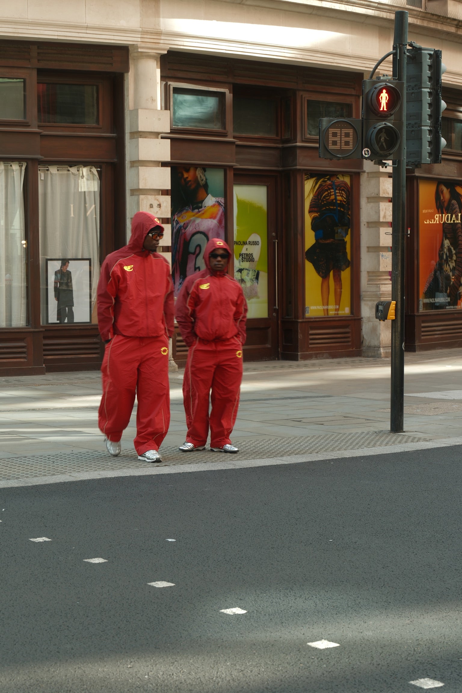 Red 'Athlete' Tracksuit